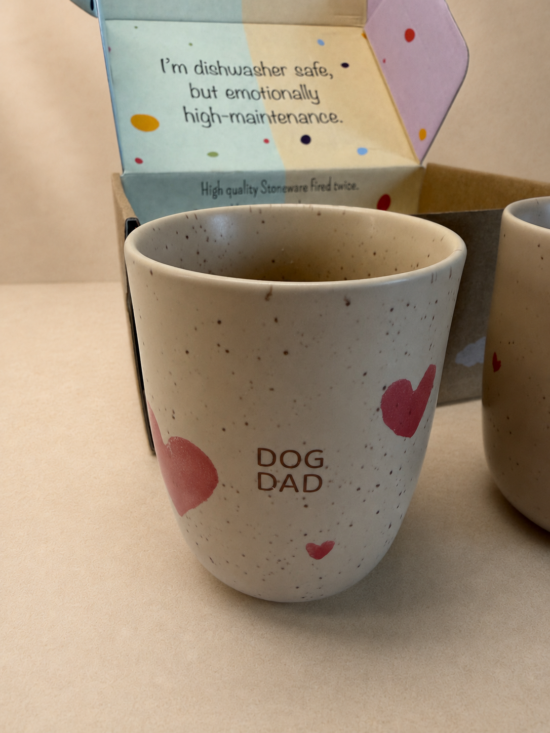 Egg Back Home Dog Mom Mok – Beige