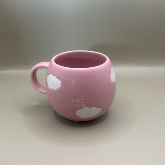 Egg Back Home Dog Mom – Roze Mok met Wolken – 250 ml