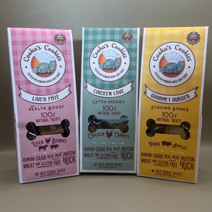 Cooka's Cookies Chicken – 100% Natuurlijke Hondensnacks