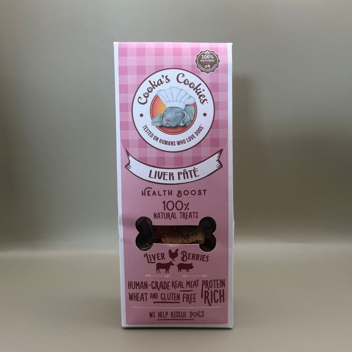 Cooka's Cookies Liver Paté – 100% Natuurlijke Hondensnacks