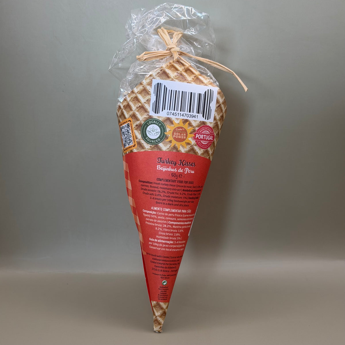 Cooka's Cookies Little Kisses Turkey – 100% Natuurlijke Hondensnacks