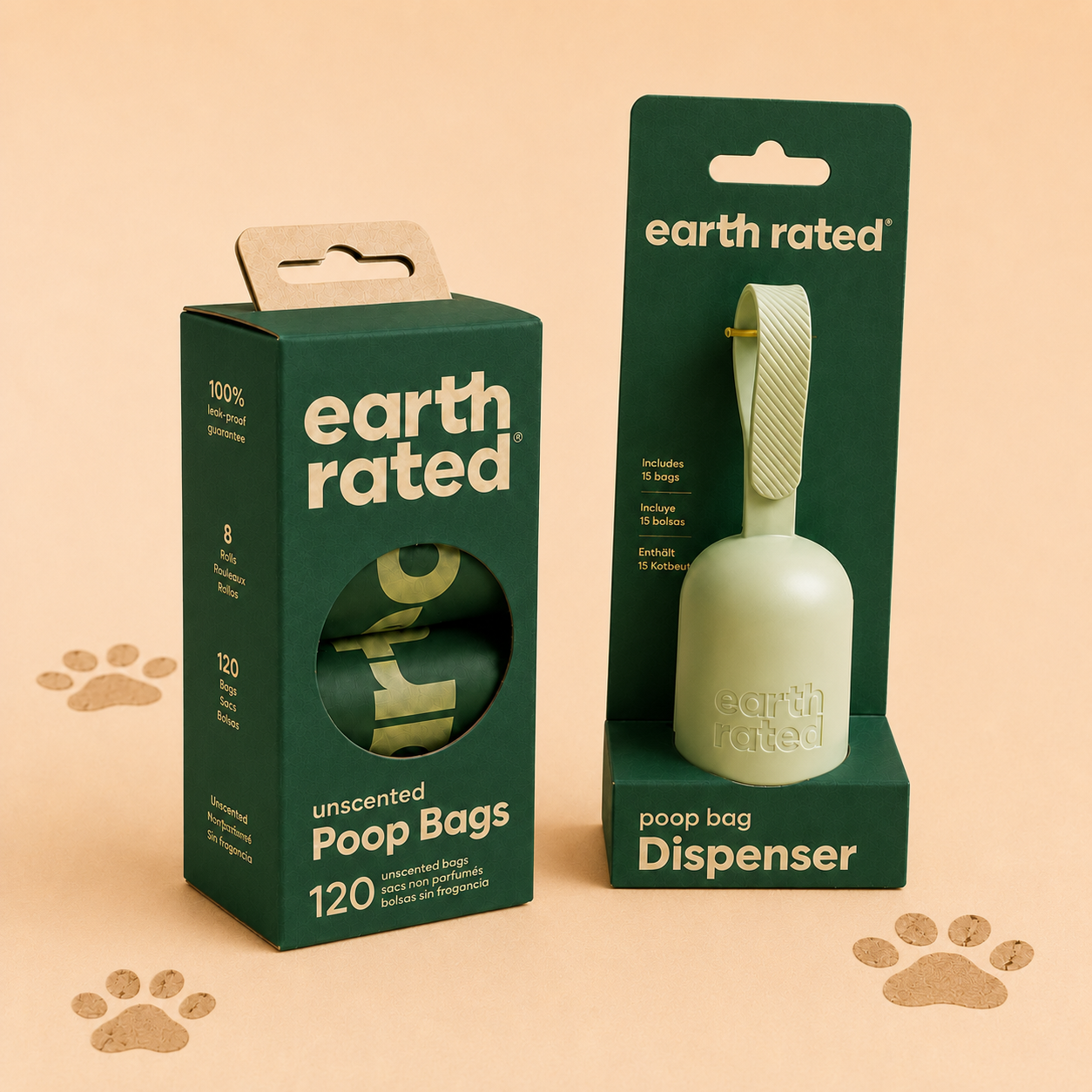 Earth Rated Poepzakjes & Houder