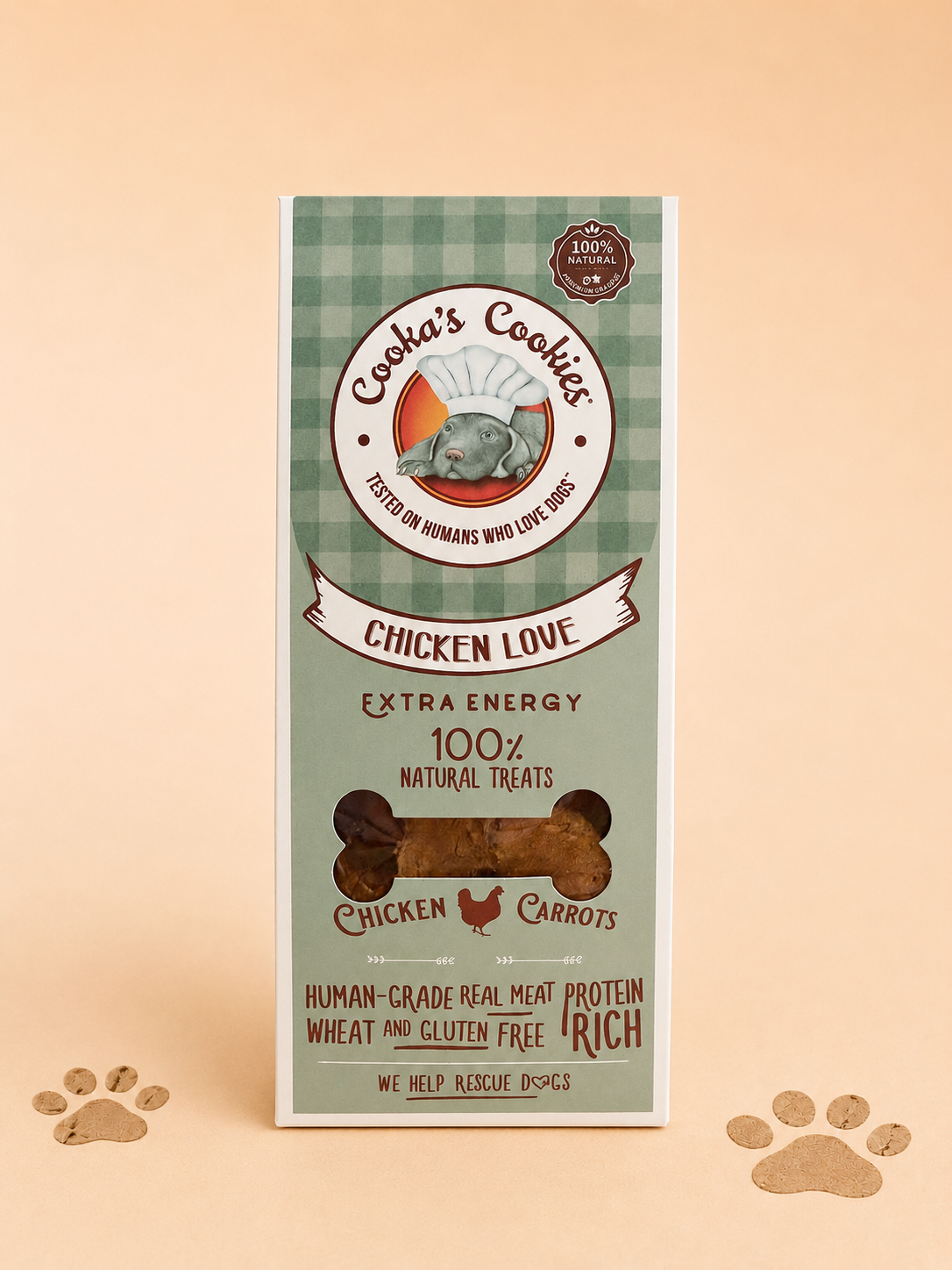Cooka's Cookies Chicken – 100% Natuurlijke Hondensnacks