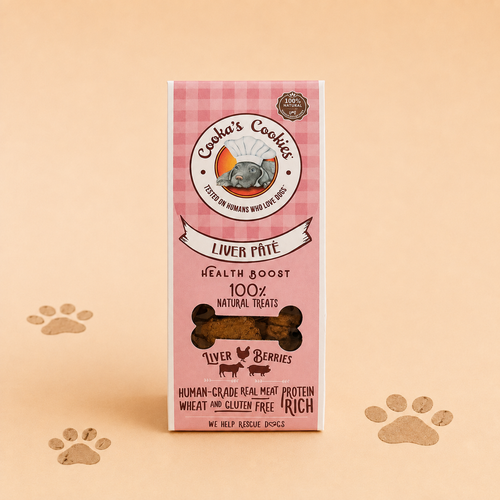Cooka's Cookies Liver Paté – 100% Natuurlijke Hondensnacks
