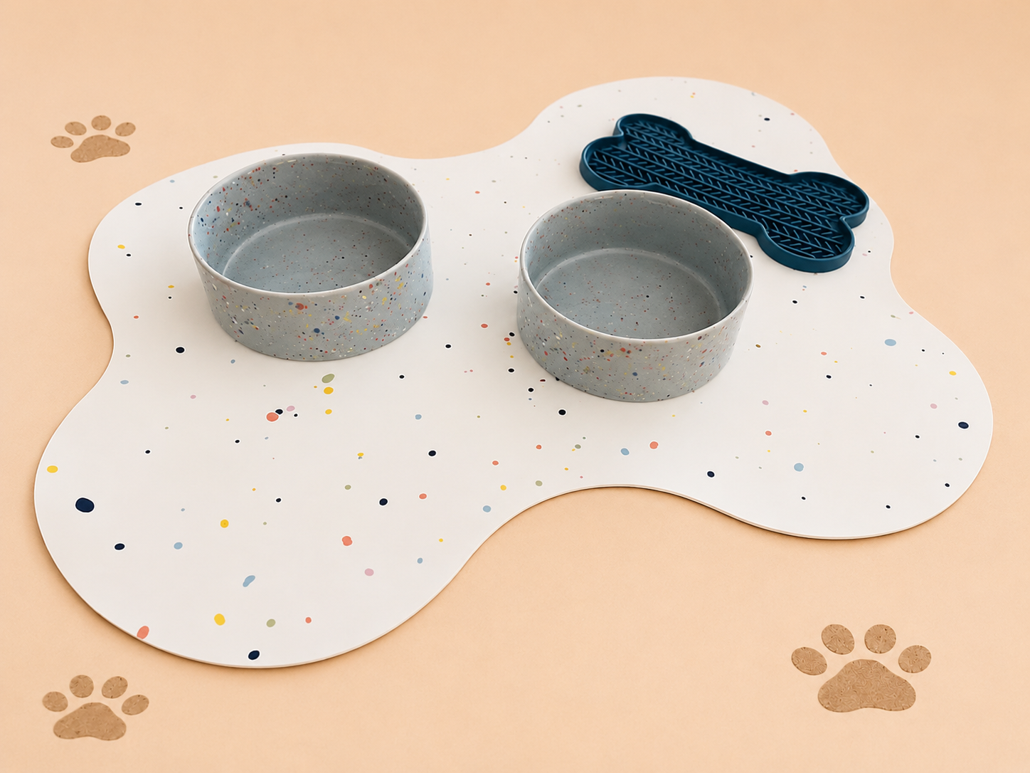 Party Bone Placemat Wit 60 x 43,8 cm