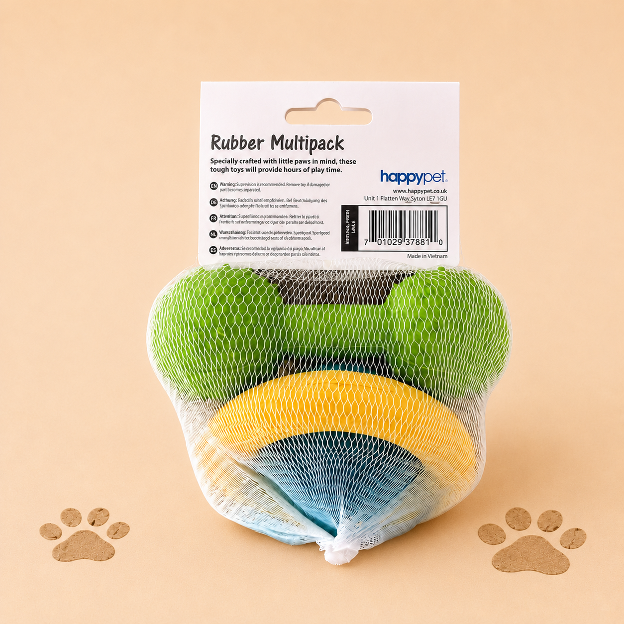 Happy Pet Little Rascals Rubber Multipack