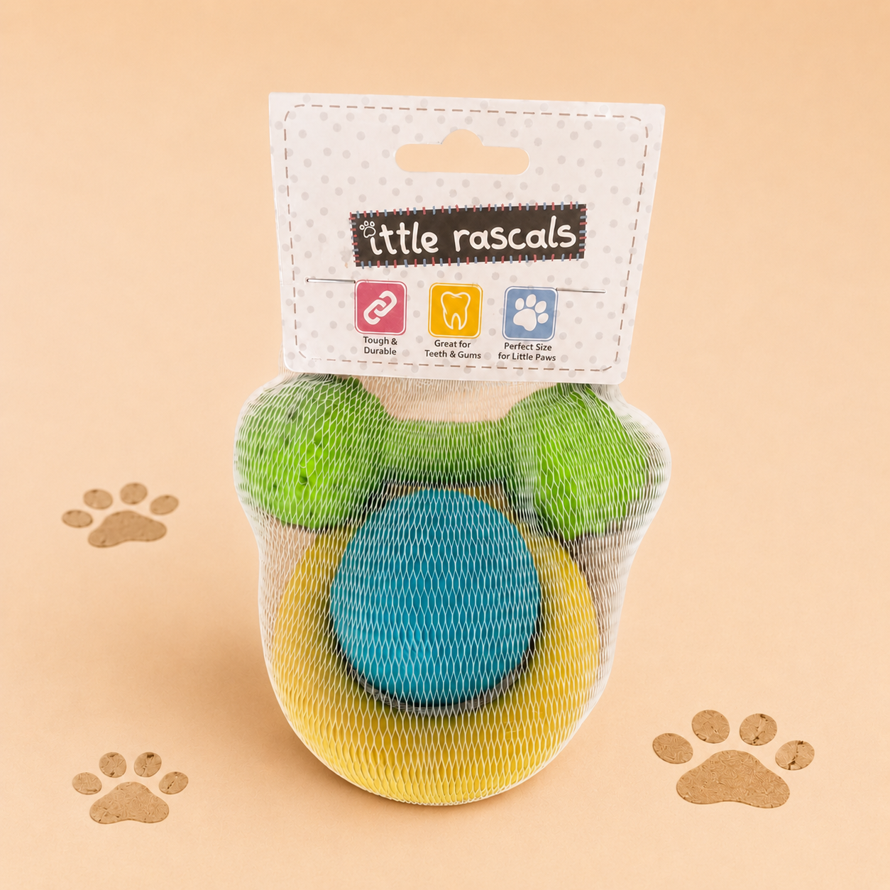 Happy Pet Little Rascals Rubber Multipack
