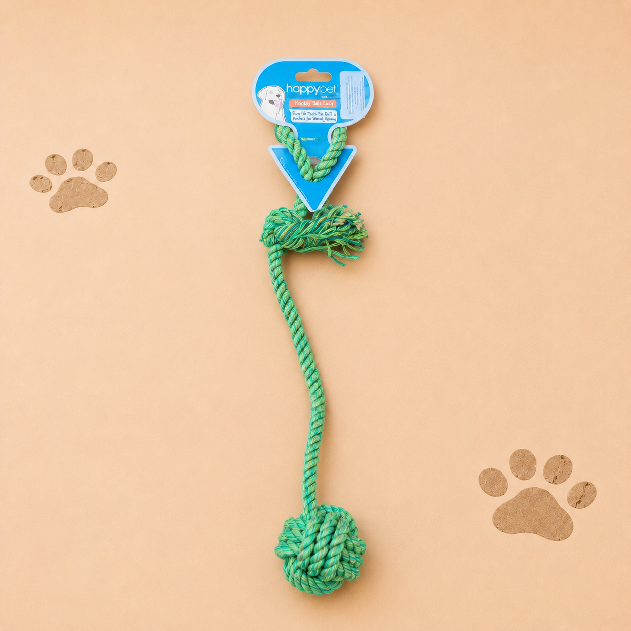 Happy Pet Knotty Rope Ball – Touwbal voor Honden