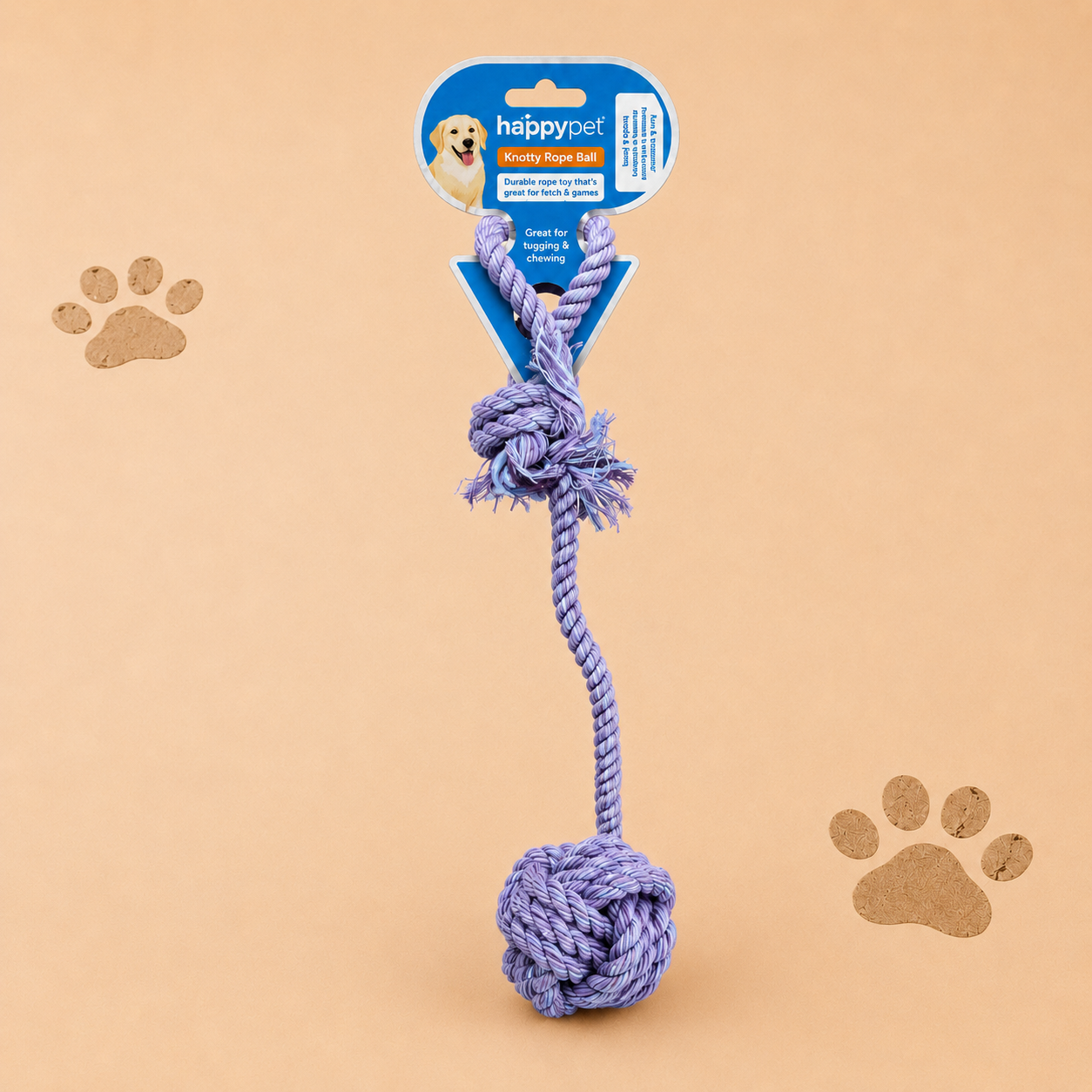 Happy Pet Knotty Rope Ball – Touwbal voor Honden